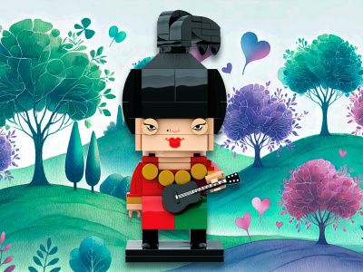 Союзмультфильм AB-1118 Конструктор Бременские музыканты: Атаманша