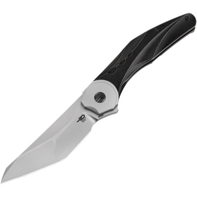 Складной нож Bestech Excentric, сталь M390, рукоять титан, черный