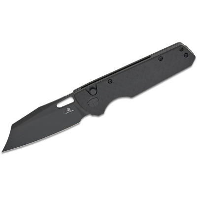 Складной нож Bestech Guardian, сталь D2, рукоять G10/карбон, черный