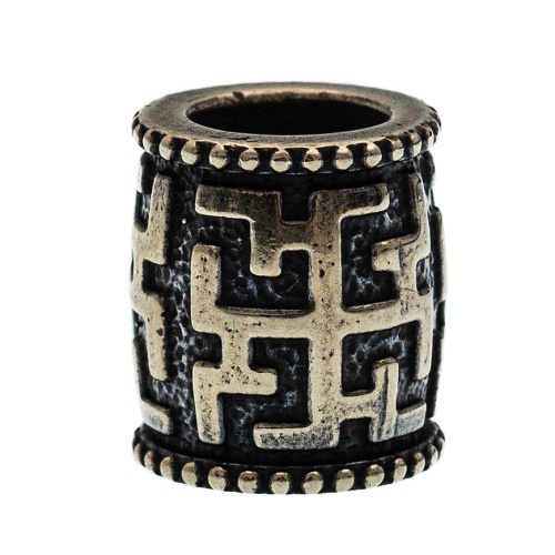 Бусина для темляка Духобор, мельхиор