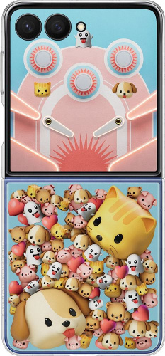 Чехол Samsung Flipsuit Case для Z Flip7 прозрачный