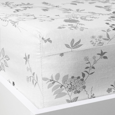 Простыня на резинке Sibilla gray