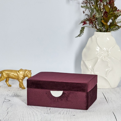 Шкатулка Pellegrino, бордо