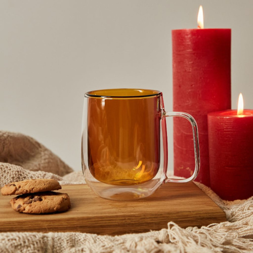 Кружка Atmosphere, коричневая