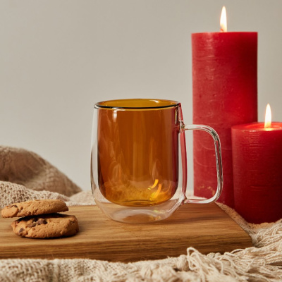 Кружка Atmosphere, коричневая