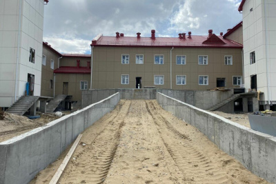 Первую очередь больничного комплекса введут осенью в Вилюйске / ЯСИА  Вилюйский Город Санкт-Петербург