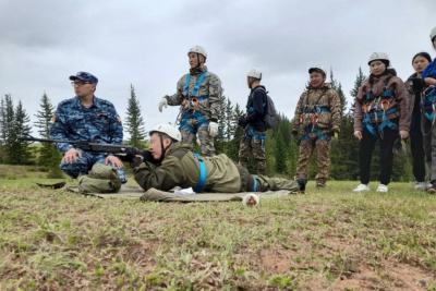 В Олекминском районе Якутии состоялся военно-полевой сбор «Зарница-2022» / ЯСИА  Олекминский Республика Саха (Якутия)