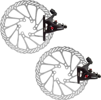 Комплект дискового тормоза CLARK`S CMD-22FM Flat Mount (шоссе, велокросс) (комплект 2 шт)