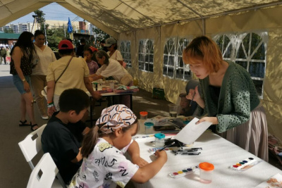 От боди-арта до скетчинга: молодые художники провели в Якутске мастер-классы / Нарыйа Пахомова Якутск Якутск Республика Саха (Якутия)