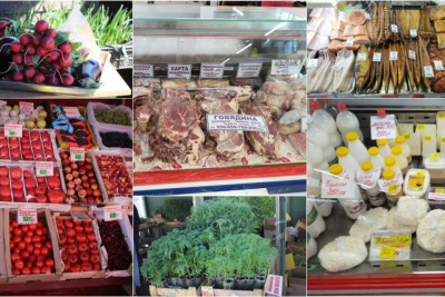 Обзор цен на рассаду, фрукты, овощи, мясо, рыбу на Крестьянском рынке Якутска /  Якутск Якутск Республика Саха (Якутия)