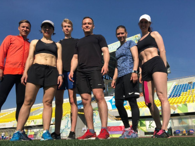 Мирнинские легкоатлеты борются за путевки на Спортивные игры народов республики /   Мирнинский Республика Саха (Якутия)