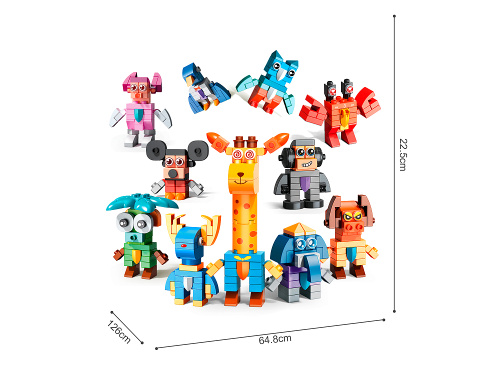 FL1694 Конструктор Удивительные животные