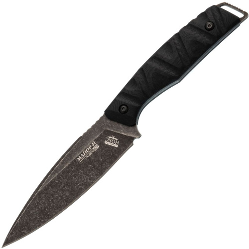 Туристический нож Майор Н, сталь D2, рукоять G-10 черный