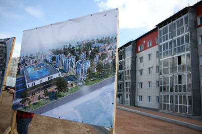 Первые два дома квартала «Р» в Нерюнгри в Якутии будут введены до конца 2022 года /   Нерюнгринский Республика Саха (Якутия)