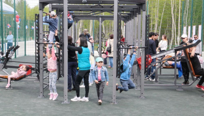 Парк Мирного становится самой популярной территорией /   Мирнинский Мирнинский