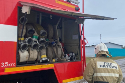 Мужчина пострадал при пожаре в Верхневилюйском районе / ЯСИА   