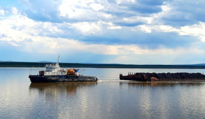 На реку Вилюй отправлен весь плановый объём грузов /    