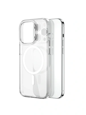 Чехол-накладка Wiwu Magsafe (BC-022) для Apple iPhone 15 Pro Max пластиковый (прозрачный)
