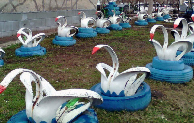 Жителям Якутии помогут утилизировать «лебедей из шин» /    Республика Саха (Якутия)