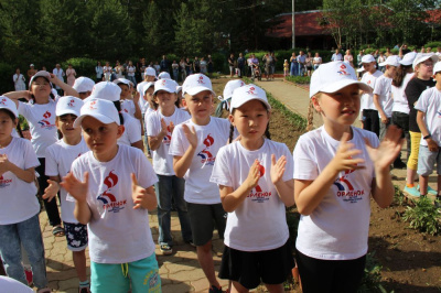 В лагере «Орленок» открылась первая юбилейная смена /   Мирнинский Мирнинский