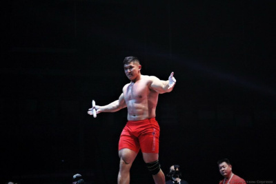 Келдибек уулу Атайбек высказался о финальном противостоянии с Дмитрием Поповым на чемпионате мира /    