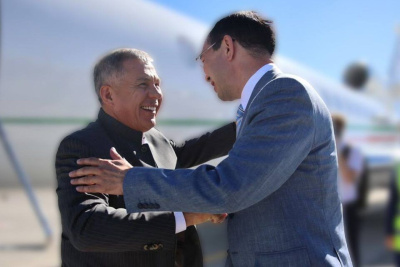 Фотофакт. В Якутск прибыл президент Татарстана /    Республика Саха (Якутия)