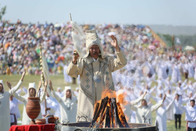 В Якутске состоялась церемония открытия Ысыаха Туймаады — 2022 /  Якутск Якутск Республика Саха (Якутия)