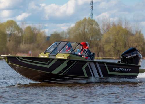 Катер-лодка алюминиевая VBOATS Fishpro X7