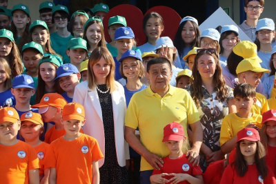 Дети поинтересовались у главы Ленского района - будет ли он баллотироваться на второй срок /   Ленский Республика Саха (Якутия)