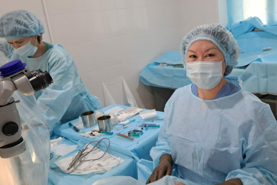 85 операций  за два дня выполнили мобильные офтальмологи в Нерюнгри / Саина Титова   