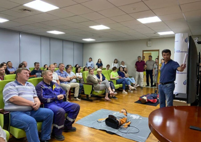 В «Сахатранснефтегазе» состоялись занятия по гражданской обороне /    