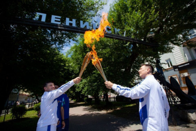 В Находке приняли эстафету огня игр «Дети Азии» /    