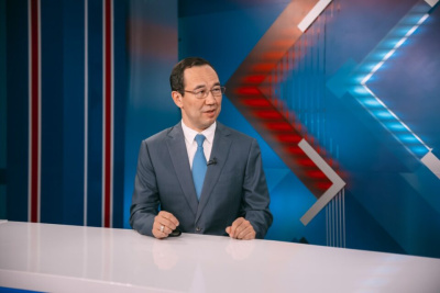 О самых важных соглашениях на ПМЭФ-2022 рассказал глава Якутии Айсен Николаев /    Республика Саха (Якутия)