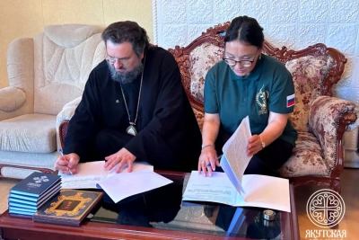 Комитет семей воинов Отечества и Якутская епархия подписали соглашение о сотрудничестве / ЯСИА   