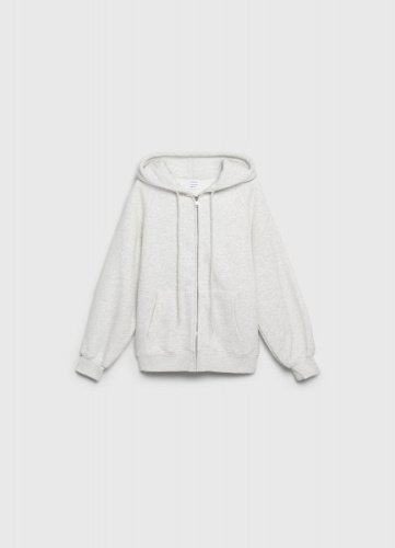 Толстовка на молнии для девочек, Серый