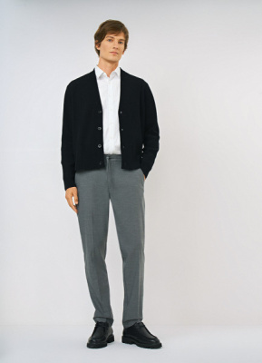 Брюки с эластичным поясом, Серый