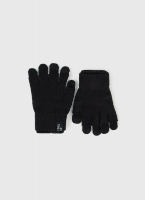 Перчатки с митенками для мальчиков, Черный