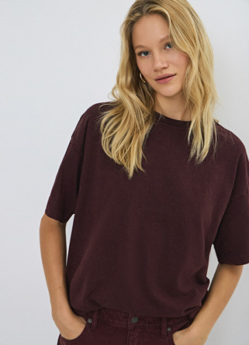 Футболка оверсайз, Фиолетовый