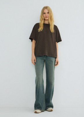 Футболка оверсайз, Коричневый