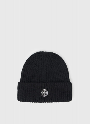 Шапка с вышивкой для мальчиков, Черный