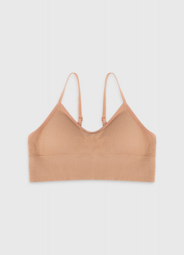 Полиамидный топ, Бежевый