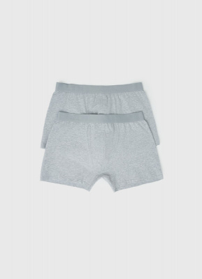 Трусы-транки, 2 шт., Серый