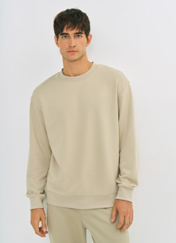 Базовый свитшот, Бежевый