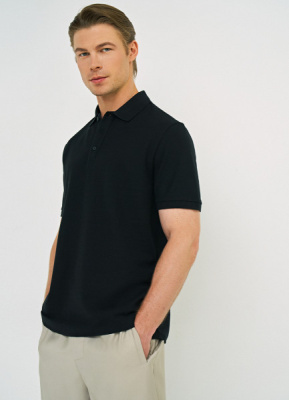 Базовое поло из пике, Черный