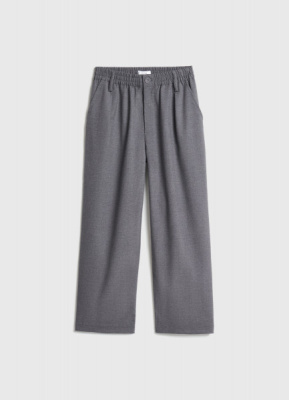 Брюки с защипами для девочек, Серый