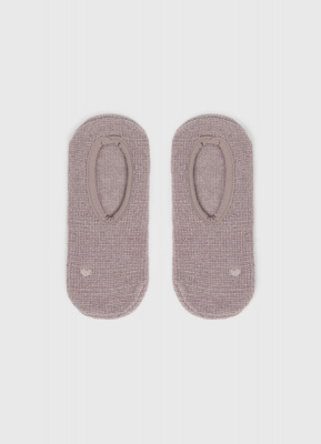 Короткие носки с противоскользящими точками, Бежевый