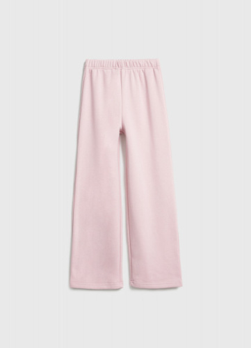 Широкие трикотажные брюки для девочек, Розовый
