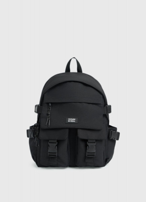 Рюкзак из канваса для мальчиков, Черный