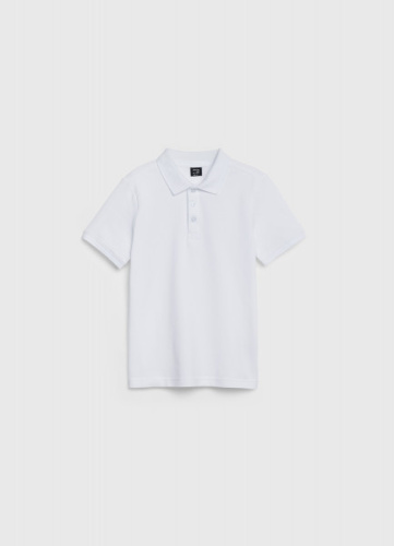 Поло для мальчиков, Белый
