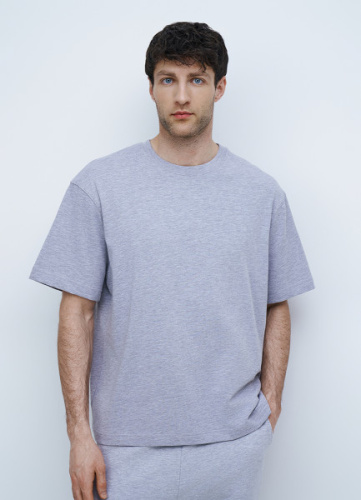 Базовая футболка из джерси, Серый